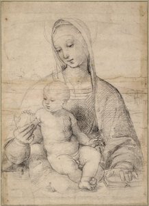 麦当娜的石榴 作者 米开朗基罗（Michelangelo Buonarroti）